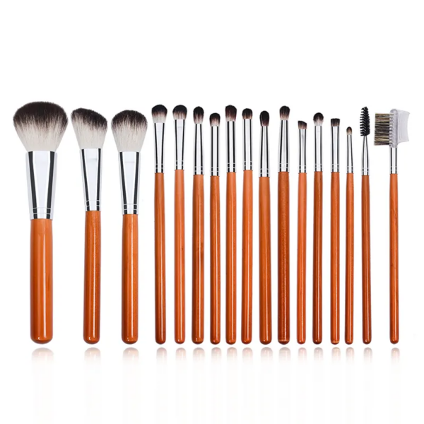 Orange handle brush set